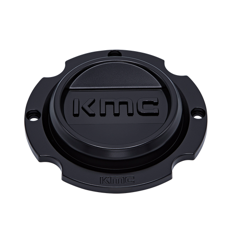 KMC Powersports KS Center Cap BOLT-ON (Satin Black/Gloss Black/Satin Black) - 4X156 - KS2CAP44-SB product image
