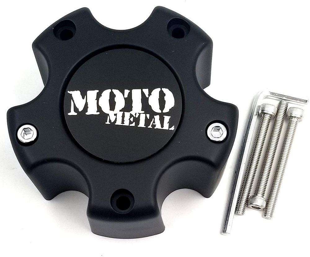 Moto METAL Center Cap MATTE Black 5 LUG - MO909B5127YB product image