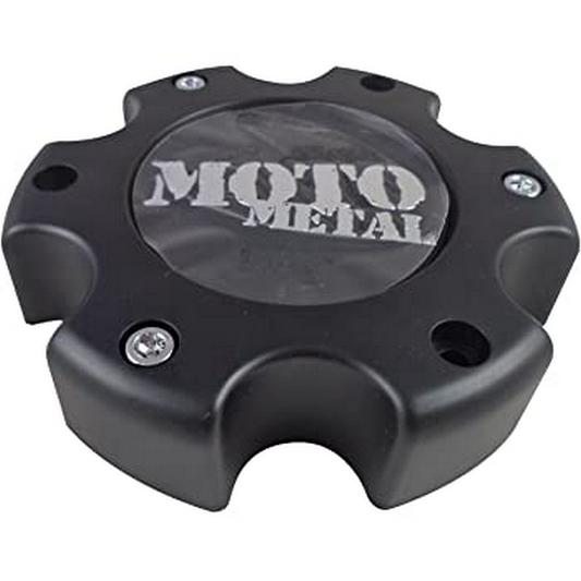 Moto METAL Center Cap MATTE Black 6 LUG - MO909B6139YB product image