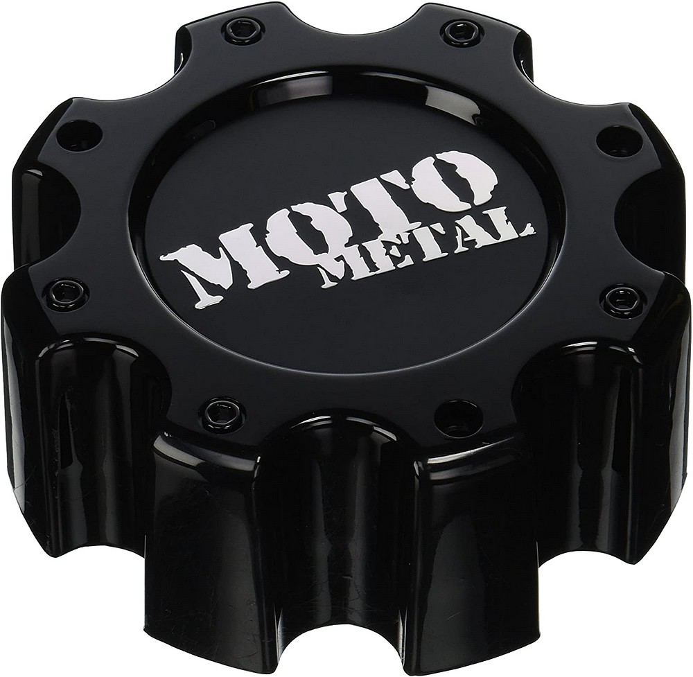 Moto METAL Center Cap 8 LUG - GLOSS Black - MO909B8165B product image