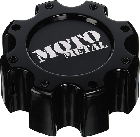 Moto METAL Center Cap 8 LUG - GLOSS Black - MO909B8165B product image