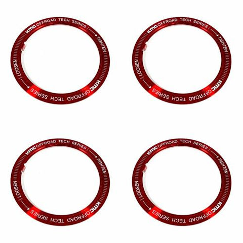 KMC KM100/101/102 Center Cap RING - Red - T1752-RING-RD product image