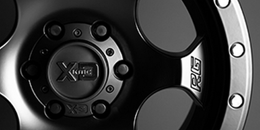 XD 5X5 ABS CENTER Piece S-Black LOGO 2 Center Cap - XDPL121CPS-2-SB product image