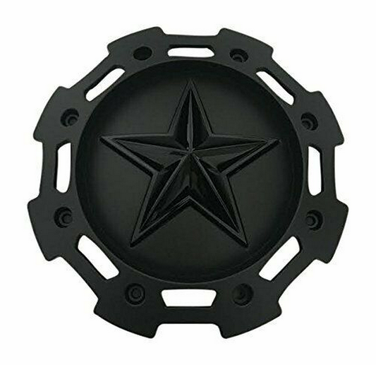 XD Powersports XS ROCKSTAR SATIN Black Center Cap ALL PCD - XS-RSCAP-SB product image