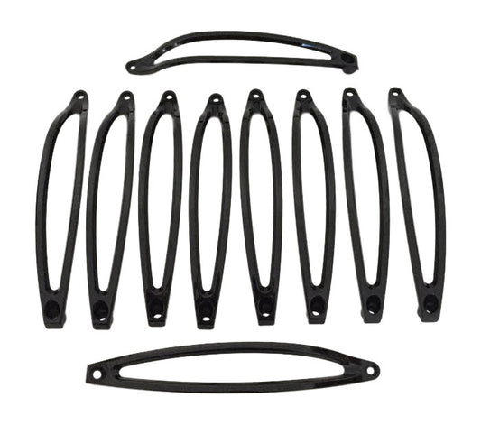 Velocity Wheels VW820 D337P2610B 26 Inch Black Wheel Inserts Set of 10 - The Center Cap Store