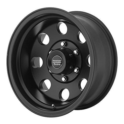 American Racing Custom Wheels AR172 Baja Satin Black Wheel (16x8"/6x139.7mm, 0mm offset) - The Center Cap Store