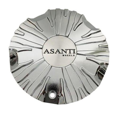 Asanti Wheels MS-CAP-L112 ZEBRA Chrome Wheel Center Cap - The Center Cap Store