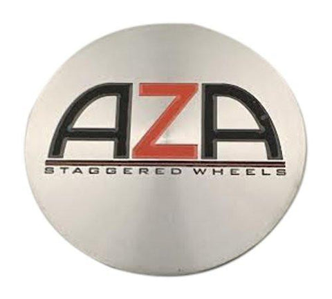 AZA Staggered Wheels 136A Silver Wheel Center Cap - The Center Cap Store