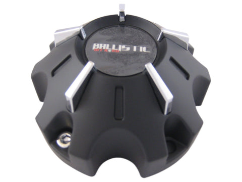 Ballistic Offroad Wheels 901 or 902 WX-08-CAP Black Center Cap Fits 5x135 or 5x139.7 - The Center Cap Store