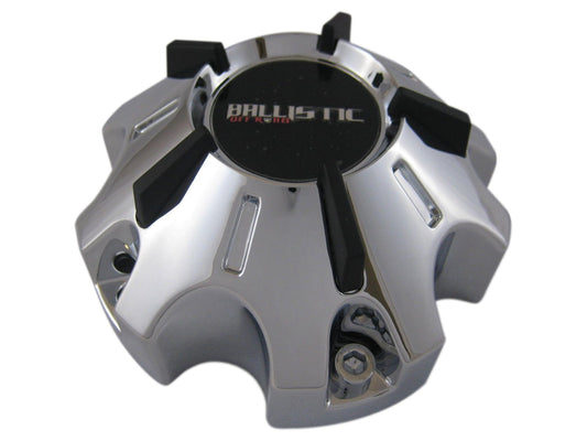 Ballistic Offroad Wheels 901 or 902 WX-08-CAP Chrome Center Cap Fits 5x135 or 5x139.7 - The Center Cap Store