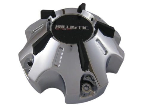 Ballistic Offroad Wheels 901 or 902 WX-08-CAP Chrome Center Cap Fits 5x135 or 5x139.7 - The Center Cap Store