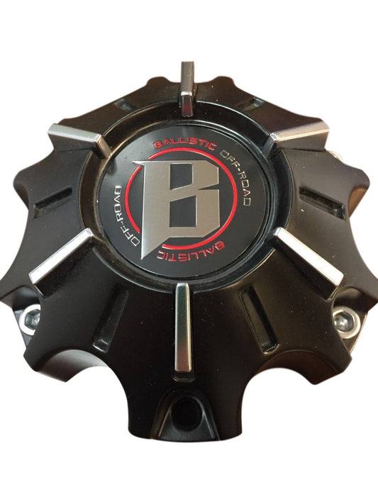 Ballistic Offroad Wheels WX-09-CAP Black Center Cap Fits 6x135 or 6x139 Bolt Pattern - The Center Cap Store