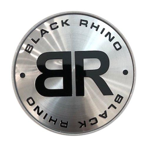 Black Rhino CAP M-963 Silver Wheel Center Cap CCBR75TALLS - The Center Cap Store