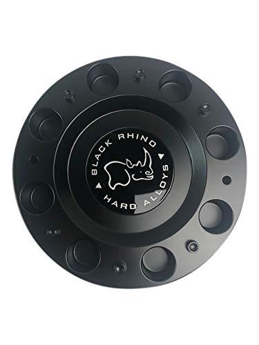 Black Rhino Wheels 1244S02+MB-429 1244C02 Matte Black Center Cap - The Center Cap Store