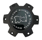 Black Rhino Wheels CAP M-873 BK05 Matte Black CCBR613540MBFLAT Wheel Center Cap Fits 6x135 6x139.7 - The Center Cap Store