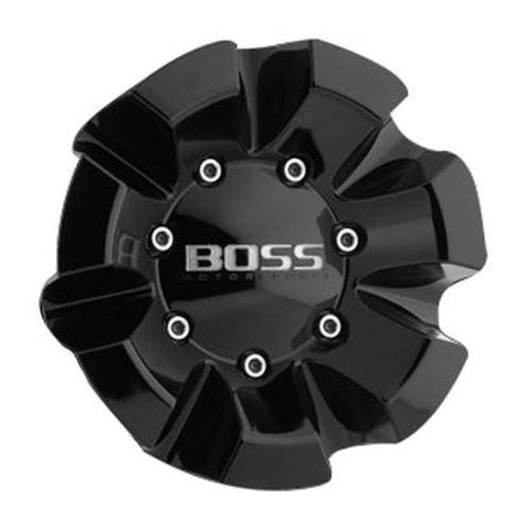 Boss Motorsports Wheel Rim Black Center Cap 3237-02 - The Center Cap Store