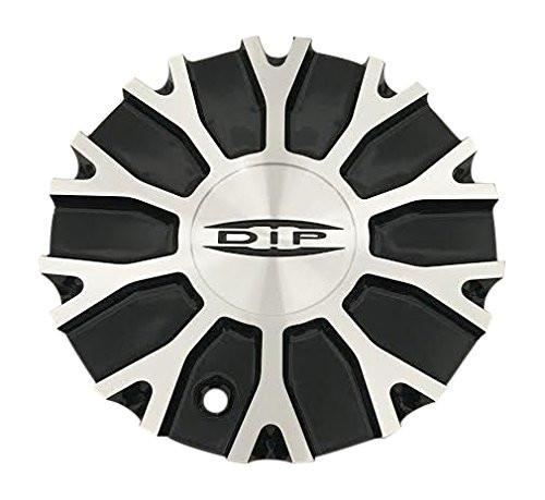 DIP Wheels C10D99B C-356-1 102932295-CAP Black and Machined Center Cap - The Center Cap Store