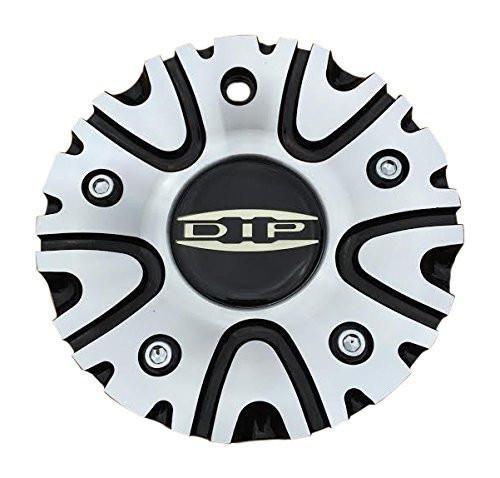 Dip Wheels Hype C10D50B 12112085F-2 Black and Machined Center Cap - The Center Cap Store