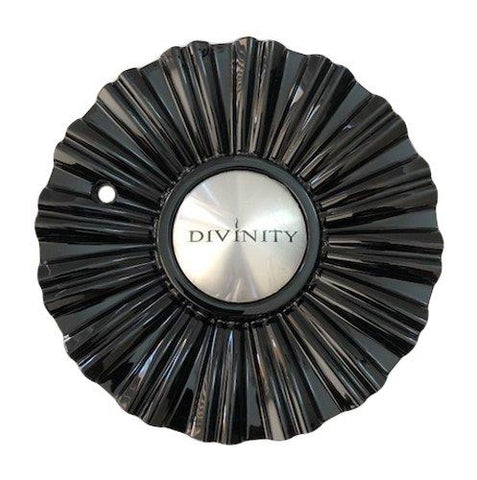 Divinity Wheels 108S180 Gloss Black Center Cap - The Center Cap Store