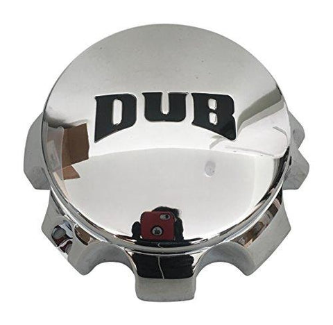 DUB Wheels 1000-90 1000-55 Chrome 8 Lug Wheel Center Cap - The Center Cap Store