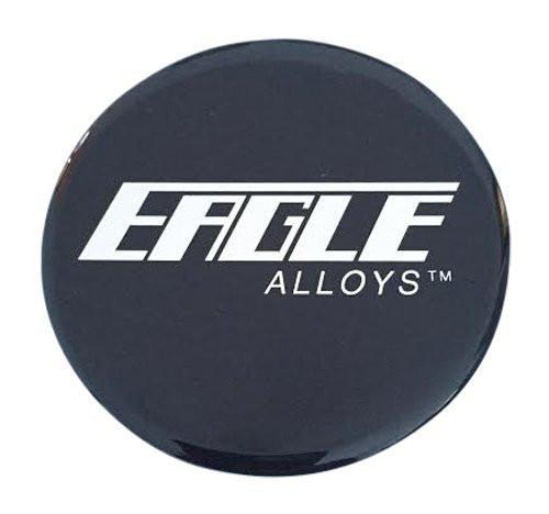 Eagle Alloys Wheels Black Sticker Decal 71MM - The Center Cap Store