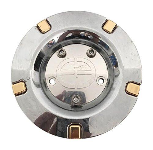Edge Engineering Wheels BC-337 Chrome and Gold Center Cap - The Center Cap Store