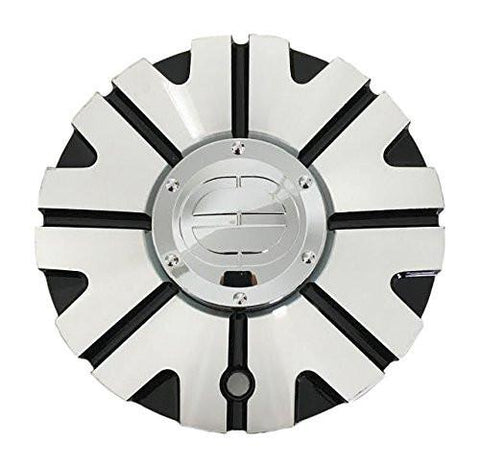 Edge Engineering Wheels CAP 455L178 AL Black and Machined Center Cap - The Center Cap Store