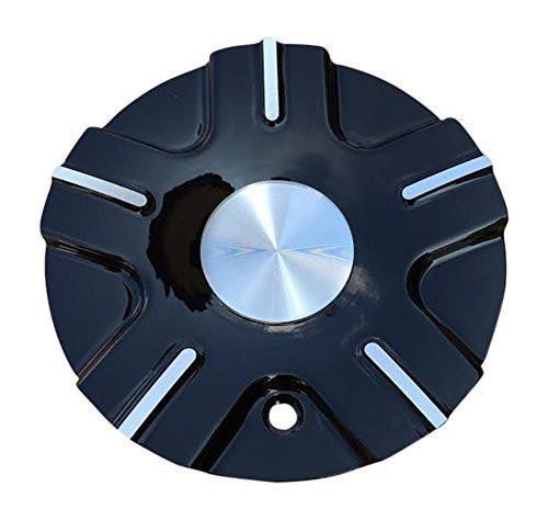 Effen Wheels C149-2 Black and Silver Center Cap - The Center Cap Store