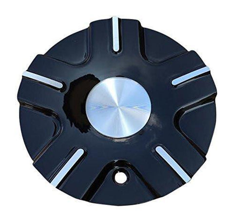 Effen Wheels C149-2 Black and Silver Center Cap - The Center Cap Store