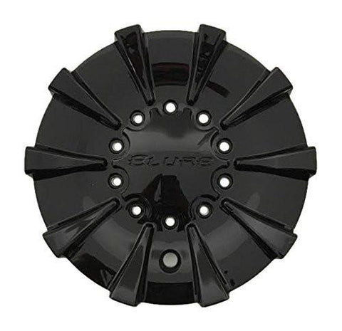 Elure Wheels CS337-D1P SJ708-21 Black Wheel Center Cap - The Center Cap Store