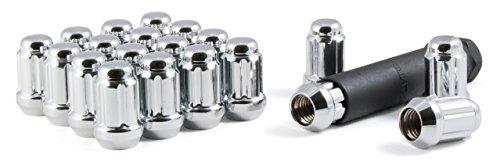 Gorilla Automotive 21133HT Small Diameter Acorn Chrome 5 Lug Kit (12mm x 1.50 Thread Size) Pack Of 20 - The Center Cap Store