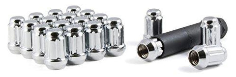 Gorilla Automotive 21133HT Small Diameter Acorn Chrome 5 Lug Kit (12mm x 1.50 Thread Size) Pack Of 20 - The Center Cap Store