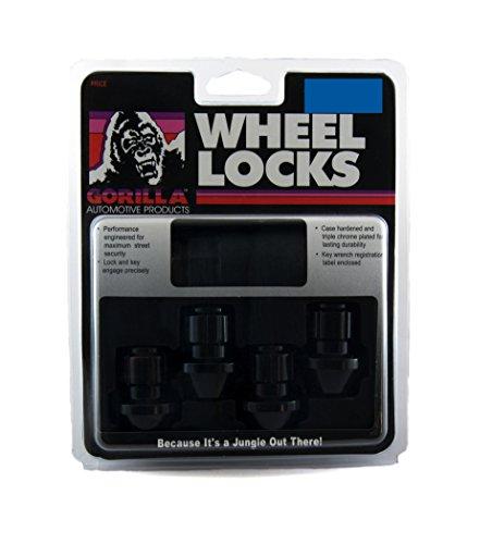 Gorilla Automotive 96641BDX Black Factory Style Wheel Lock Set (14mm x 1.50 Thread Size, 4-Pack) - The Center Cap Store