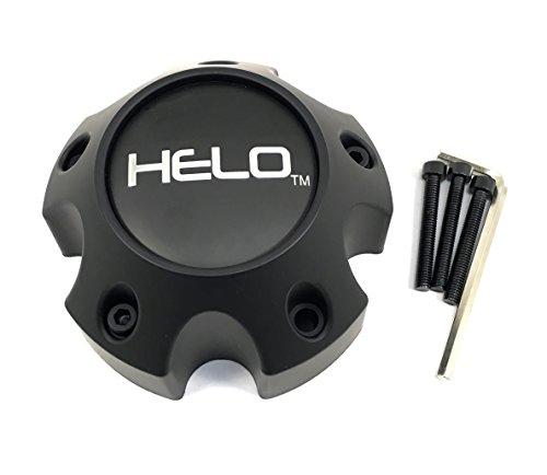 Helo Satin Black Wheel Center Cap 5Lug 5x127 for HE878 HE886 - The Center Cap Store