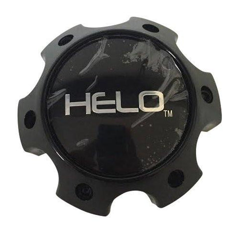 Helo Wheels CAP-S057L140 S057L140 (GB) Gloss Black Center Cap - The Center Cap Store
