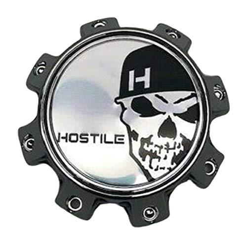 Hostile Special Edition Skull Logo Chrome Wheel Center Cap HC-8003 - The Center Cap Store