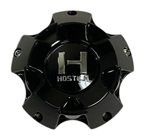 Hostile Wheels 5 Lug Gloss Black Wheel Center Cap HC-5002 - The Center Cap Store