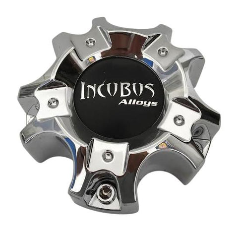 Incubus Alloy Wheels WX-02-C WX-02-114.3/127-5H Chrome Wheel Center Cap - The Center Cap Store