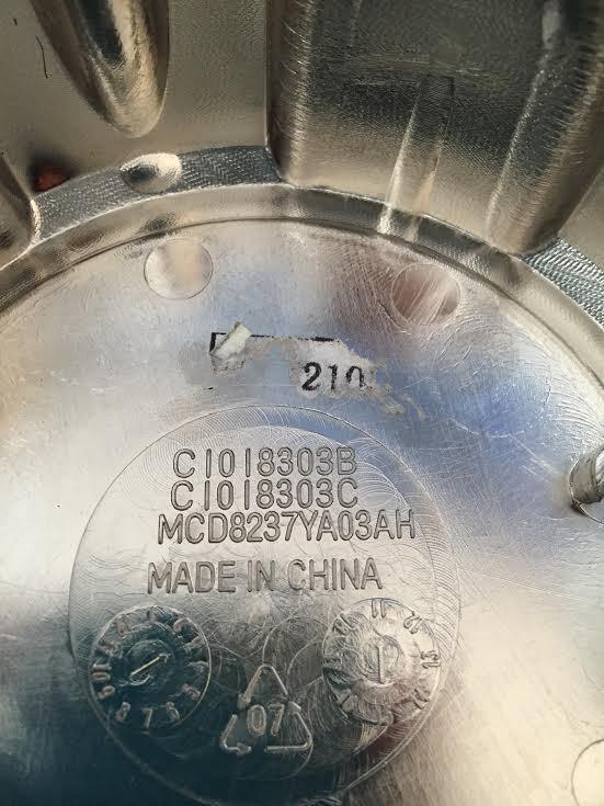 Ion Alloy C1018303C C1018303B MCD8237YA03AH Chrome Wheel Center Cap - The Center Cap Store
