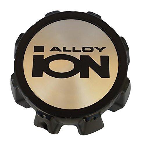 Ion Alloy C1018304B 81072012F-6 8 Lug Black Wheel Center Cap - The Center Cap Store