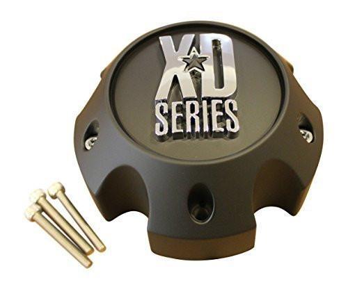 KMC XD Series Matte Black 5 Lug Wheel Rim Center Cap 1079L145A - The Center Cap Store