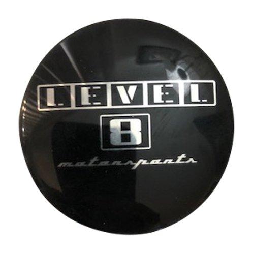 Level 8 Wheels 80584 XB3490004 Black Wheel Sticker 1.75 Inch Diameter - The Center Cap Store