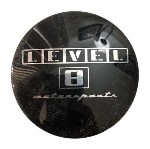 Level 8 Wheels 80585 XB3490005 Black Replacement Sticker 3.25 Inch Diameter - The Center Cap Store