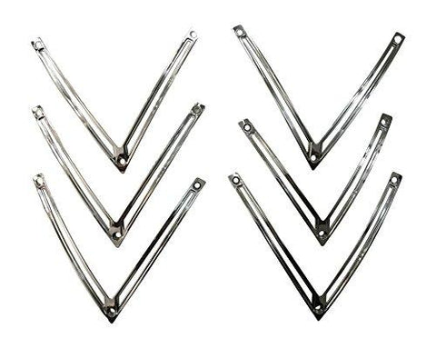 Lexani Advocate Wheels 009-2610-FY Chrome Wheel Inserts Set of 6 26 Inch - The Center Cap Store
