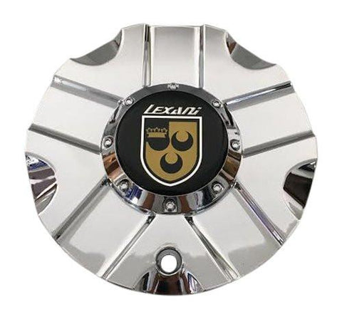 Lexani Wheels Sterling L-CAP-04 Chrome Wheel Center Cap Fits 20 Inch Wheel - The Center Cap Store
