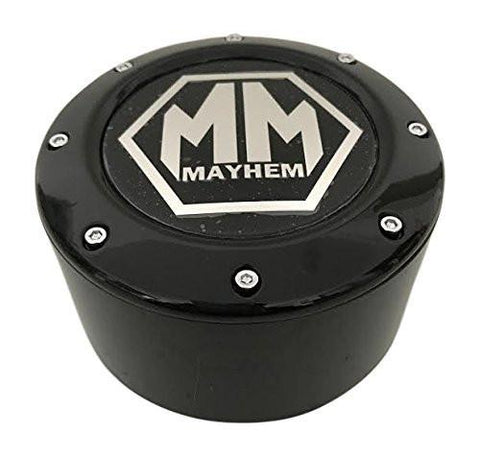 Mayhem Wheels 8 Lug C10805005B-L 81232090F-6 81232090F-5 C1080505B Gloss Black Center Cap - The Center Cap Store