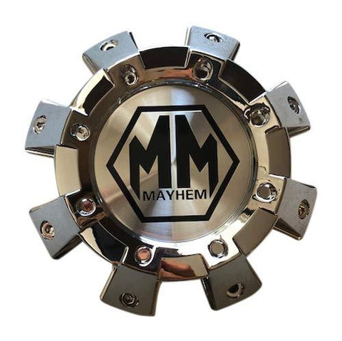 Mayhem Wheels 8101 Monstir C108101C01-F 813120825F-2 Chrome Center Cap - The Center Cap Store