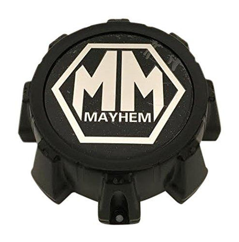 Mayhem Wheels C1018305B MCD8237YA05DC Black Wheel Center Cap - The Center Cap Store