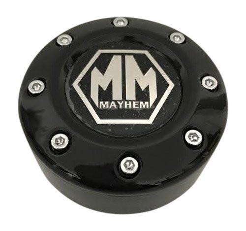 Mayhem Wheels C1080501B 81232090F-1 Gloss Black Center Cap - The Center Cap Store