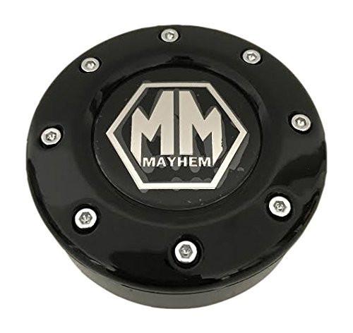 Mayhem Wheels C1080502B 81232090F-2 Gloss Black Wheel Center Cap - The Center Cap Store